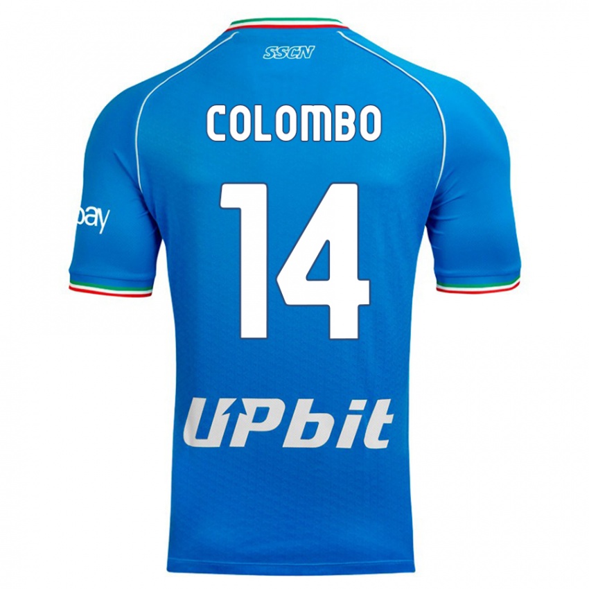 Hombre Camiseta Sofia Colombo #14 Cielo Azul 1ª Equipación 2023/24 La Camisa México