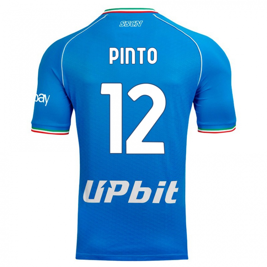 Hombre Camiseta Ciro Pinto #12 Cielo Azul 1ª Equipación 2023/24 La Camisa México