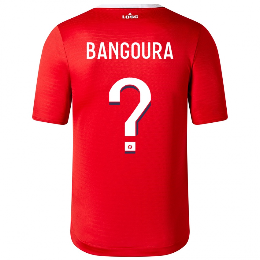 Hombre Camiseta Abdoulaye Zakha Bangoura #0 Rojo 1ª Equipación 2023/24 La Camisa México