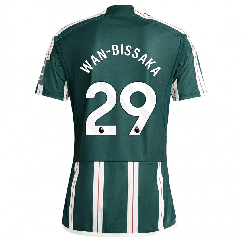 Hombre Camiseta Aaron Wan-Bissaka #29 Verde Oscuro 2ª Equipación 2023/24 La Camisa México