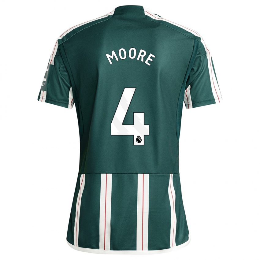 Hombre Camiseta Jade Moore #4 Verde Oscuro 2ª Equipación 2023/24 La Camisa México
