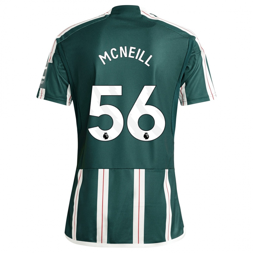 Hombre Camiseta Charlie Mcneill #56 Verde Oscuro 2ª Equipación 2023/24 La Camisa México