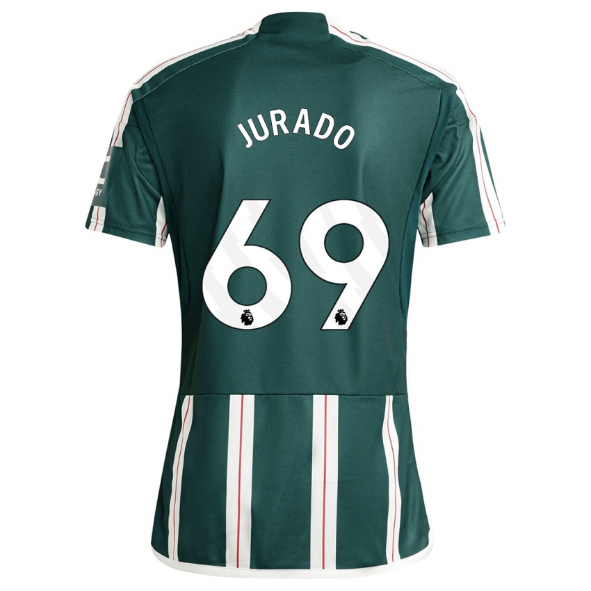 Hombre Camiseta Marc Jurado #69 Verde Oscuro 2ª Equipación 2023/24 La Camisa México
