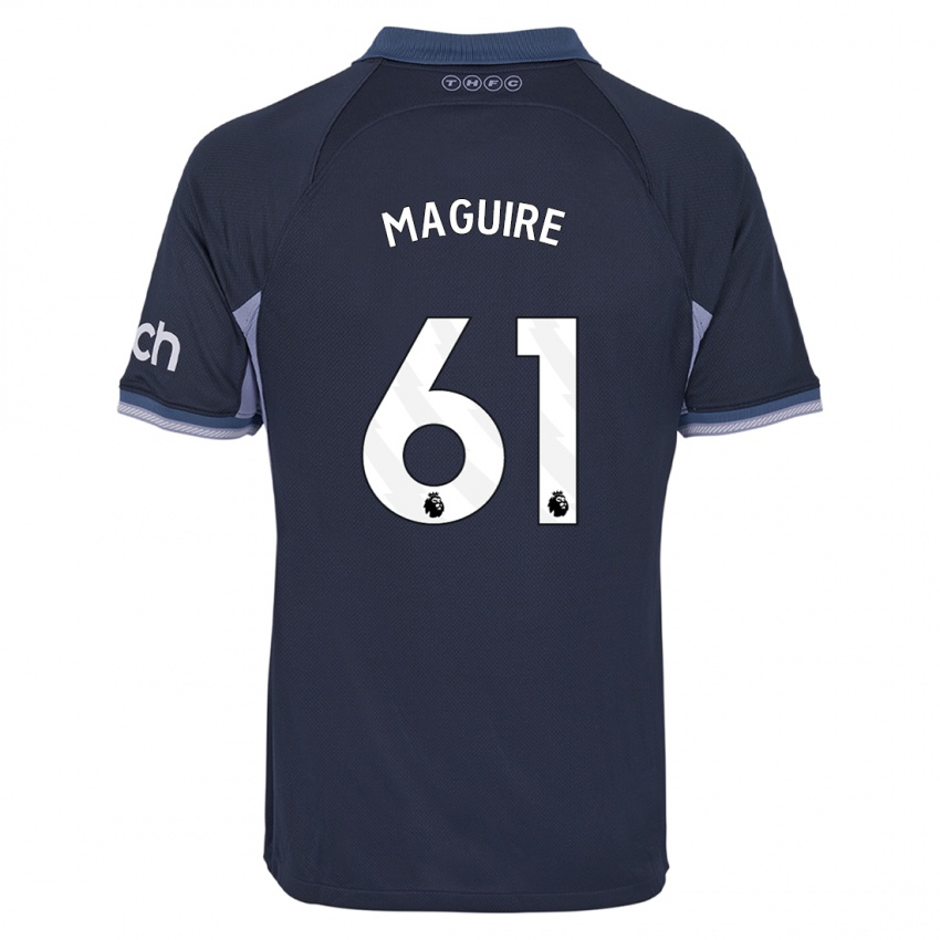 Hombre Camiseta Aaron Maguire #61 Azul Oscuro 2ª Equipación 2023/24 La Camisa México