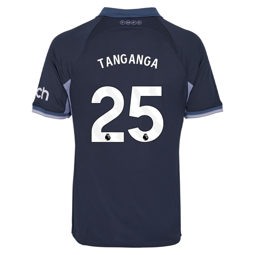 Hombre Camiseta Japhet Tanganga #25 Azul Oscuro 2ª Equipación 2023/24 La Camisa México