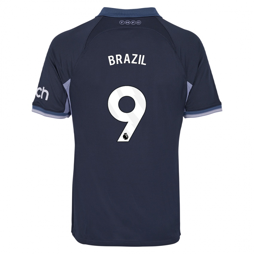 Hombre Camiseta Ellie Brazil #9 Azul Oscuro 2ª Equipación 2023/24 La Camisa México