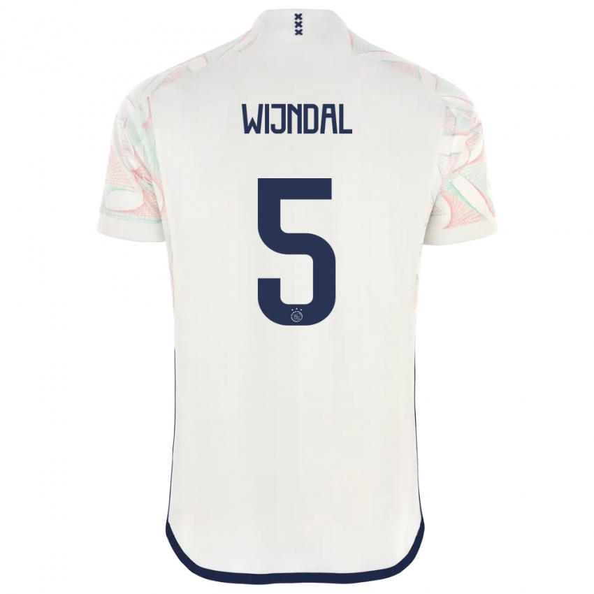 Hombre Camiseta Owen Wijndal #5 Blanco 2ª Equipación 2023/24 La Camisa México