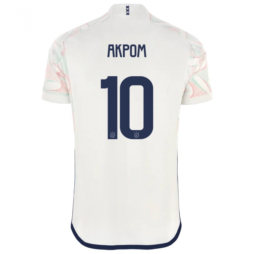 Hombre Camiseta Chuba Akpom #10 Blanco 2ª Equipación 2023/24 La Camisa México