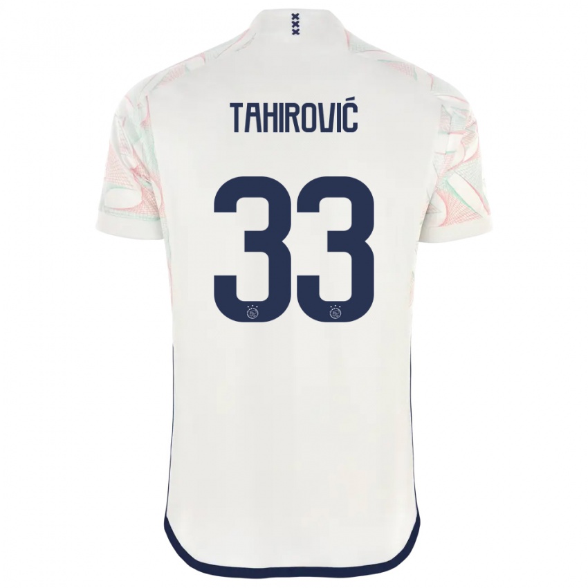 Hombre Camiseta Benjamin Tahirovic #33 Blanco 2ª Equipación 2023/24 La Camisa México