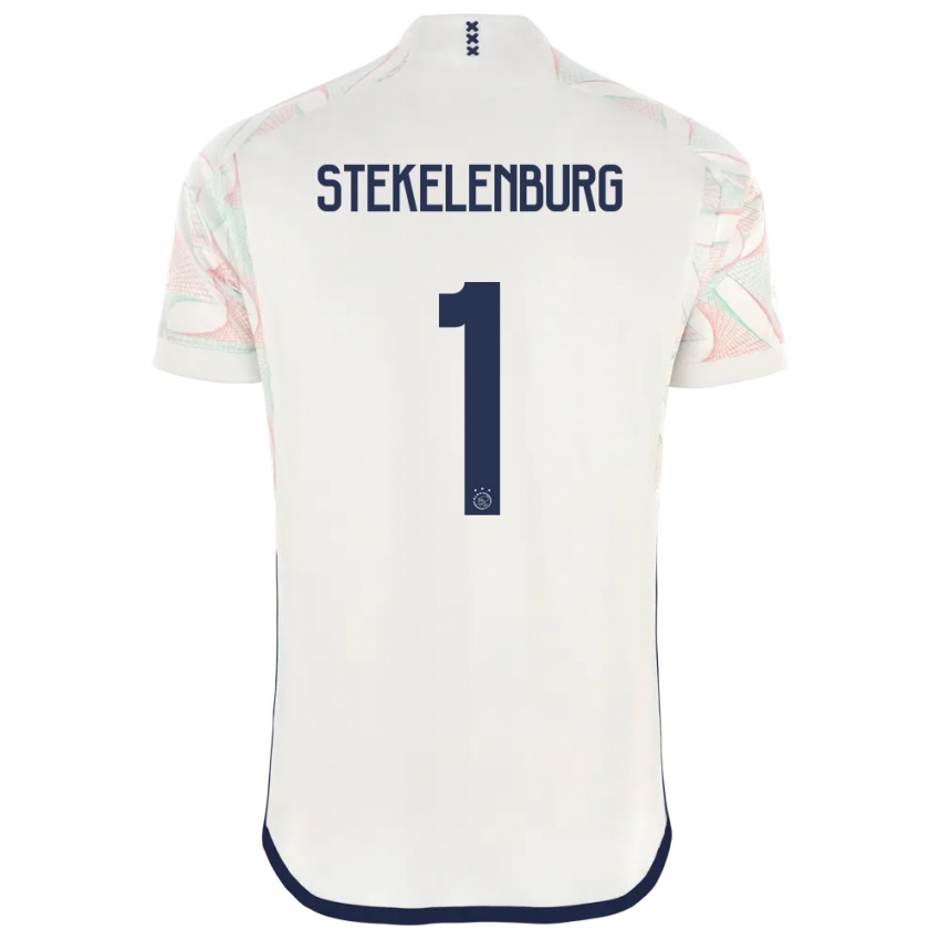 Hombre Camiseta Maarten Stekelenburg #1 Blanco 2ª Equipación 2023/24 La Camisa México