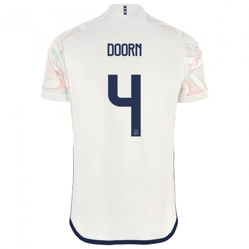 Hombre Camiseta Lisa Doorn #4 Blanco 2ª Equipación 2023/24 La Camisa México