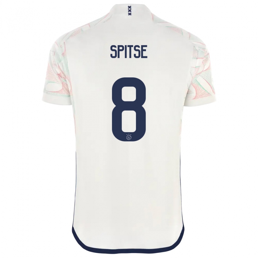 Hombre Camiseta Sherida Spitse #8 Blanco 2ª Equipación 2023/24 La Camisa México