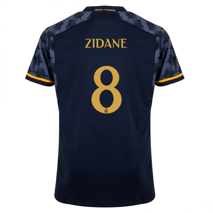 Hombre Camiseta Theo Zidane #8 Azul Oscuro 2ª Equipación 2023/24 La Camisa México