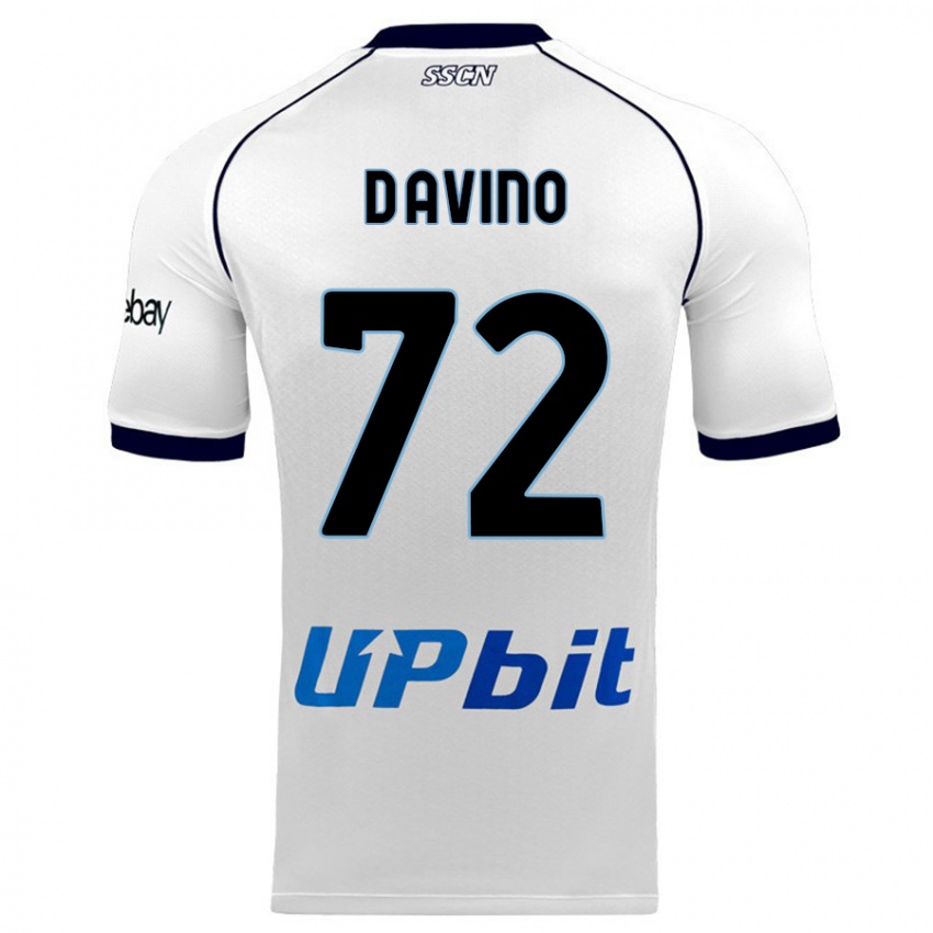 Hombre Camiseta Luigi D'avino #72 Blanco 2ª Equipación 2023/24 La Camisa México