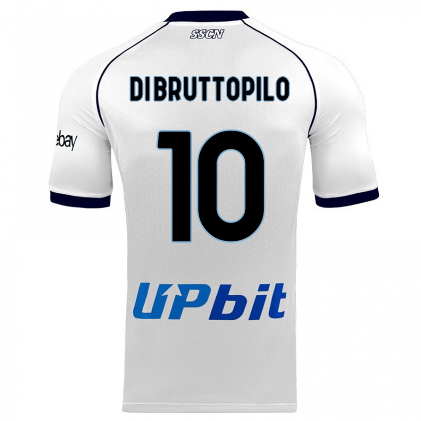 Hombre Camiseta Giuseppe Ambrosino Di Bruttopilo #10 Blanco 2ª Equipación 2023/24 La Camisa México