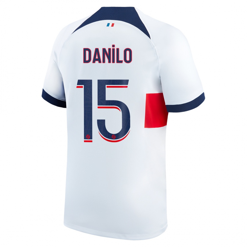 Hombre Camiseta Danilo Pereira #15 Blanco 2ª Equipación 2023/24 La Camisa México