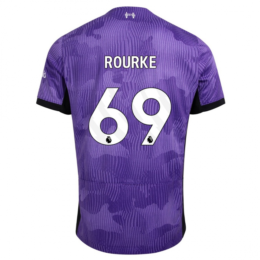 Hombre Camiseta Fidel O'rourke #69 Púrpura Equipación Tercera 2023/24 La Camisa México