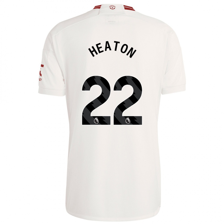 Hombre Camiseta Tom Heaton #22 Blanco Equipación Tercera 2023/24 La Camisa México