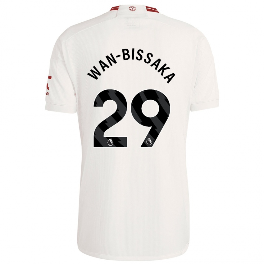 Hombre Camiseta Aaron Wan-Bissaka #29 Blanco Equipación Tercera 2023/24 La Camisa México