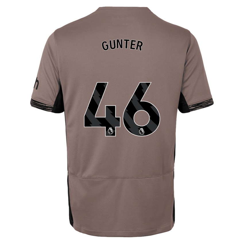 Hombre Camiseta Luca Gunter #46 Beige Obscuro Equipación Tercera 2023/24 La Camisa México