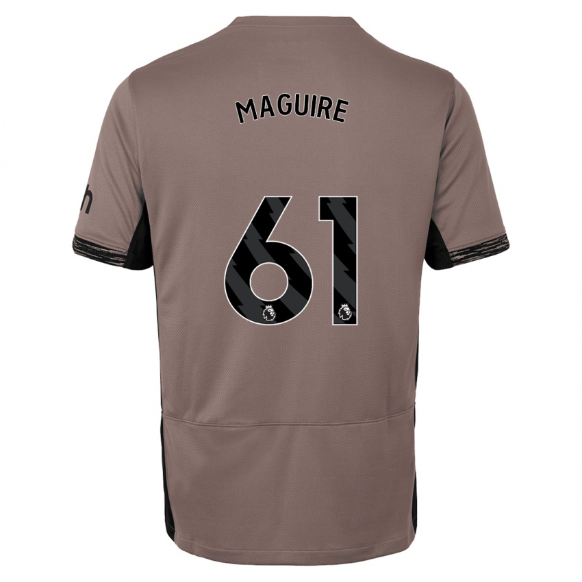 Hombre Camiseta Aaron Maguire #61 Beige Obscuro Equipación Tercera 2023/24 La Camisa México