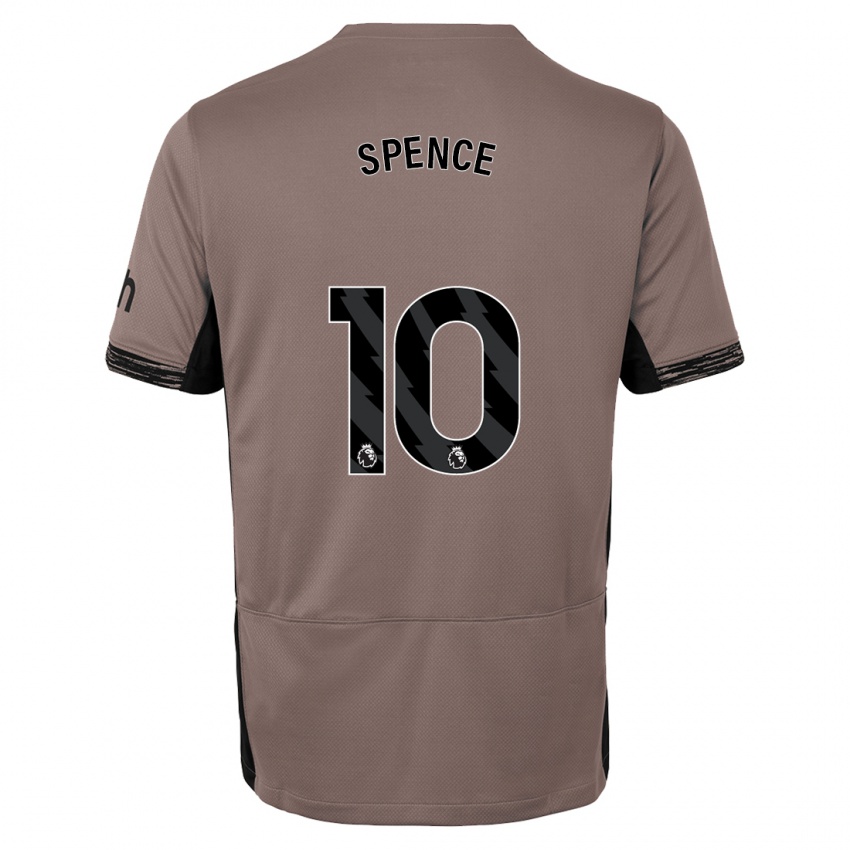 Hombre Camiseta Drew Spence #10 Beige Obscuro Equipación Tercera 2023/24 La Camisa México