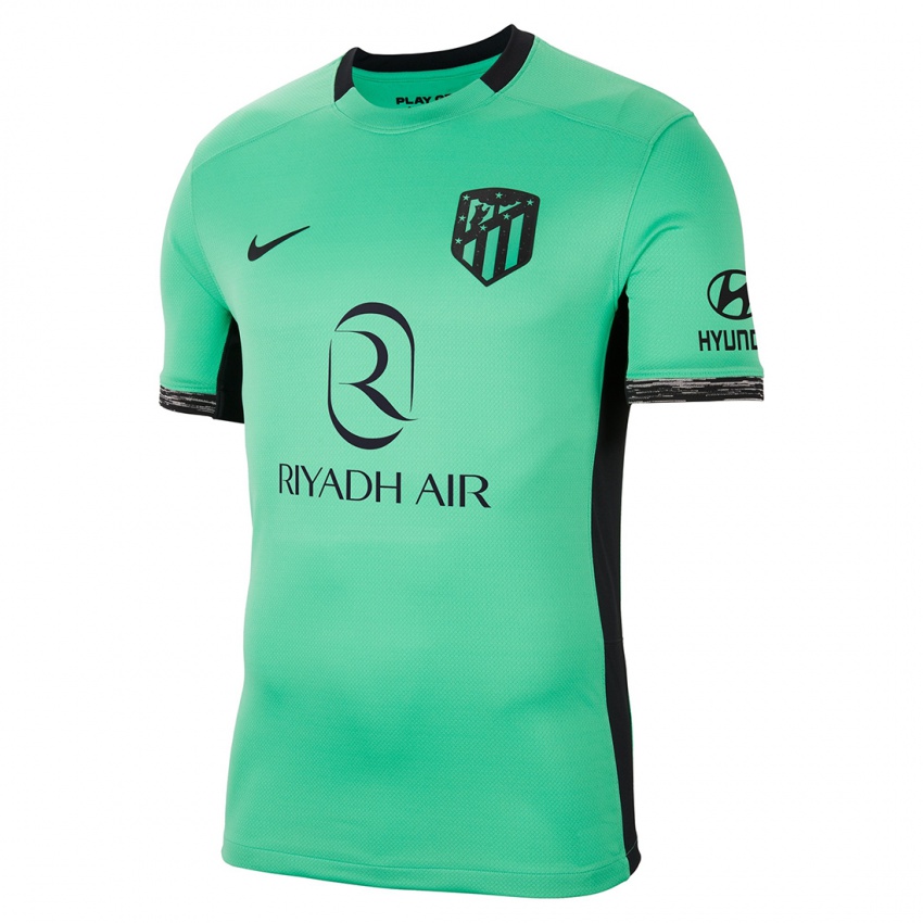 Hombre Camiseta Victor Mollejo #10 Primavera Verde Equipación Tercera 2023/24 La Camisa México