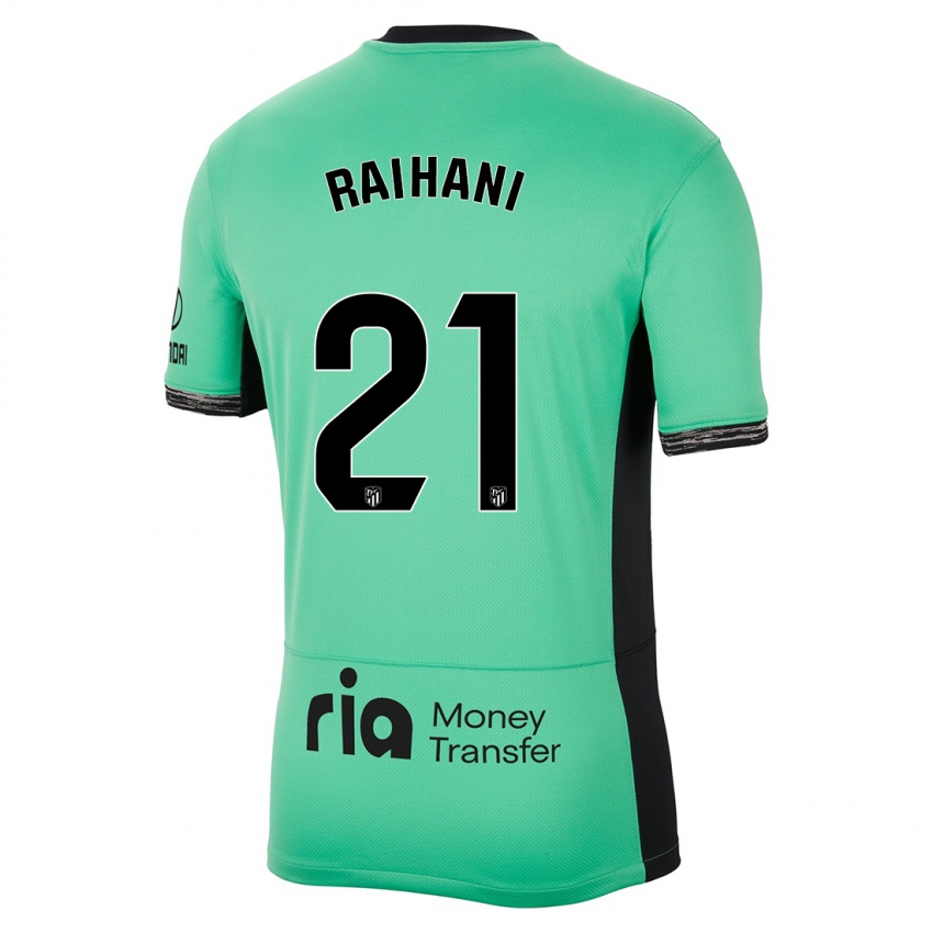Hombre Camiseta Abde Raihani #21 Primavera Verde Equipación Tercera 2023/24 La Camisa México