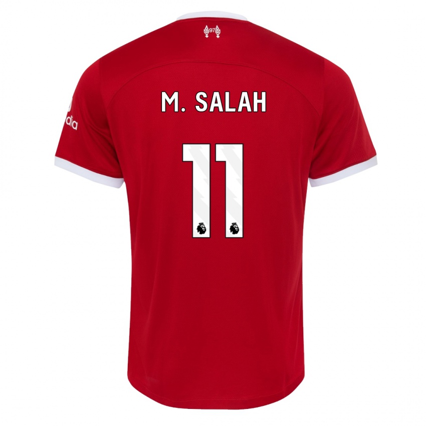 Mujer Camiseta Mohamed Salah #11 Rojo 1ª Equipación 2023/24 La Camisa México