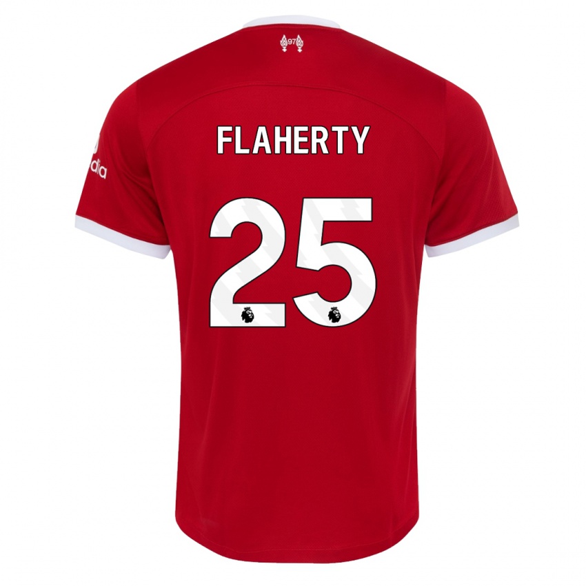 Mujer Camiseta Gilly Flaherty #25 Rojo 1ª Equipación 2023/24 La Camisa México