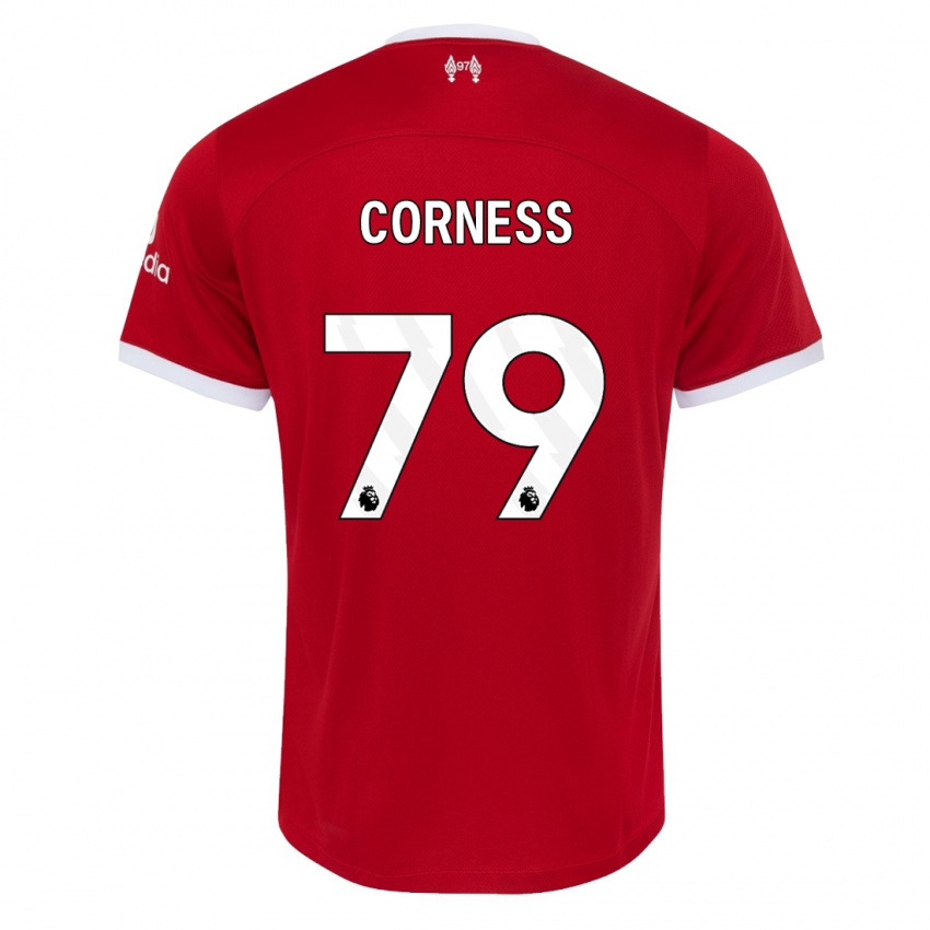 Mujer Camiseta Dominic Corness #79 Rojo 1ª Equipación 2023/24 La Camisa México