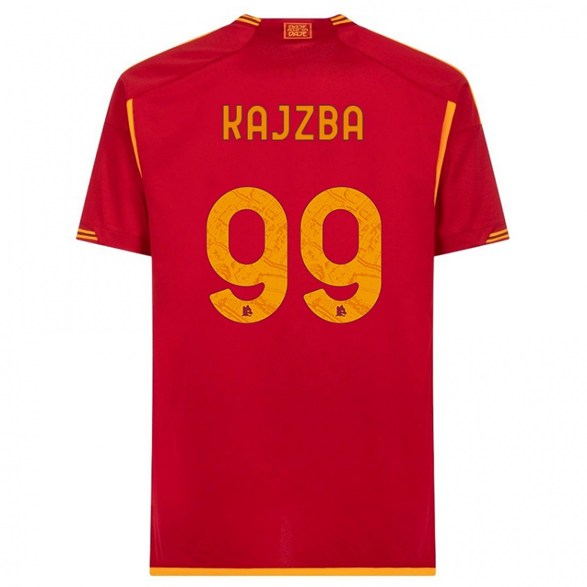 Mujer Camiseta Nina Kajzba #99 Rojo 1ª Equipación 2023/24 La Camisa México
