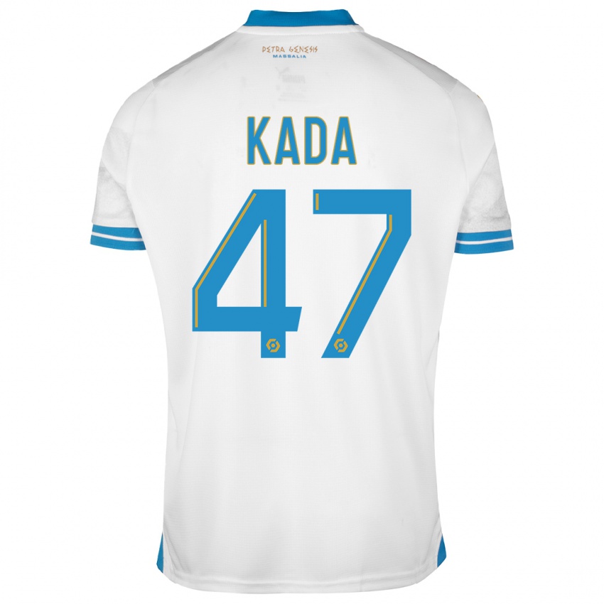 Mujer Camiseta Joakim Kada #47 Blanco 1ª Equipación 2023/24 La Camisa México