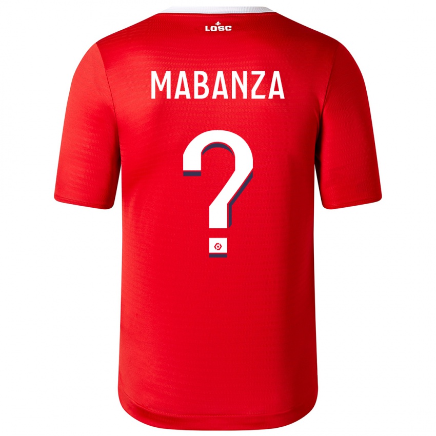 Mujer Camiseta Carmel Mabanza #0 Rojo 1ª Equipación 2023/24 La Camisa México