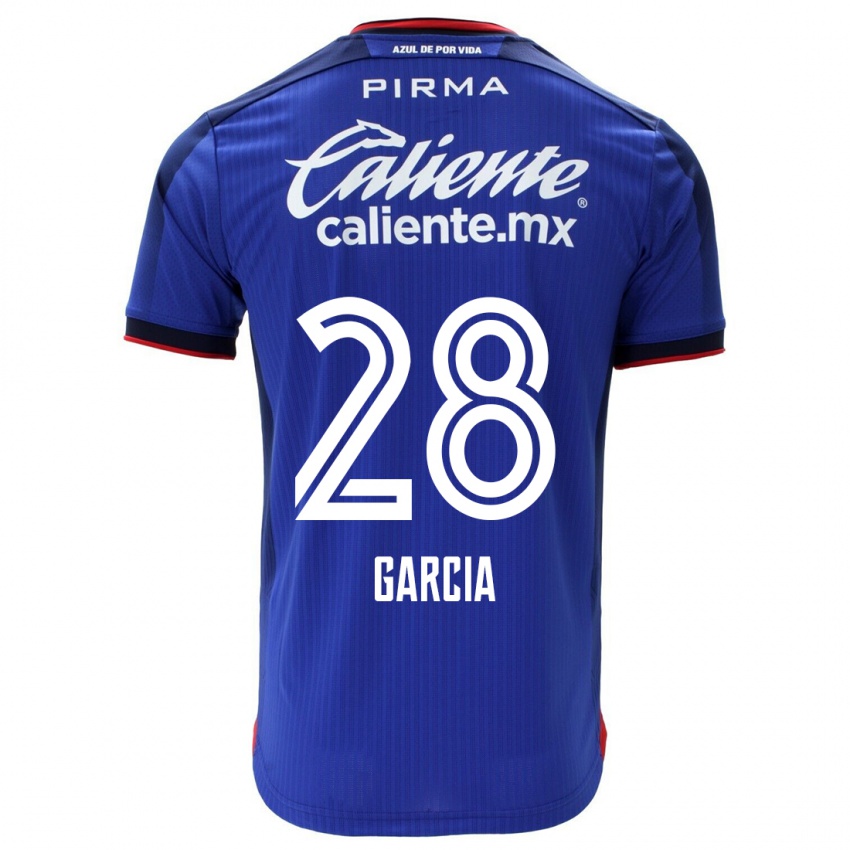 Mujer Camiseta Ana Garcia #28 Azul 1ª Equipación 2023/24 La Camisa México