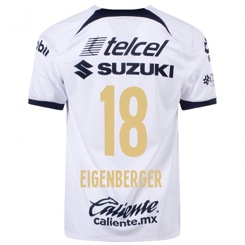 Mujer Camiseta Chandra Eigenberger #18 Blanco 1ª Equipación 2023/24 La Camisa México