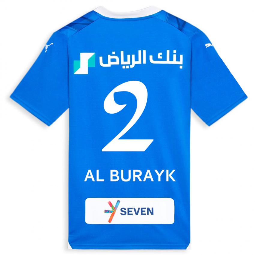 Mujer Camiseta Mohammed Al-Burayk #2 Azul 1ª Equipación 2023/24 La Camisa México