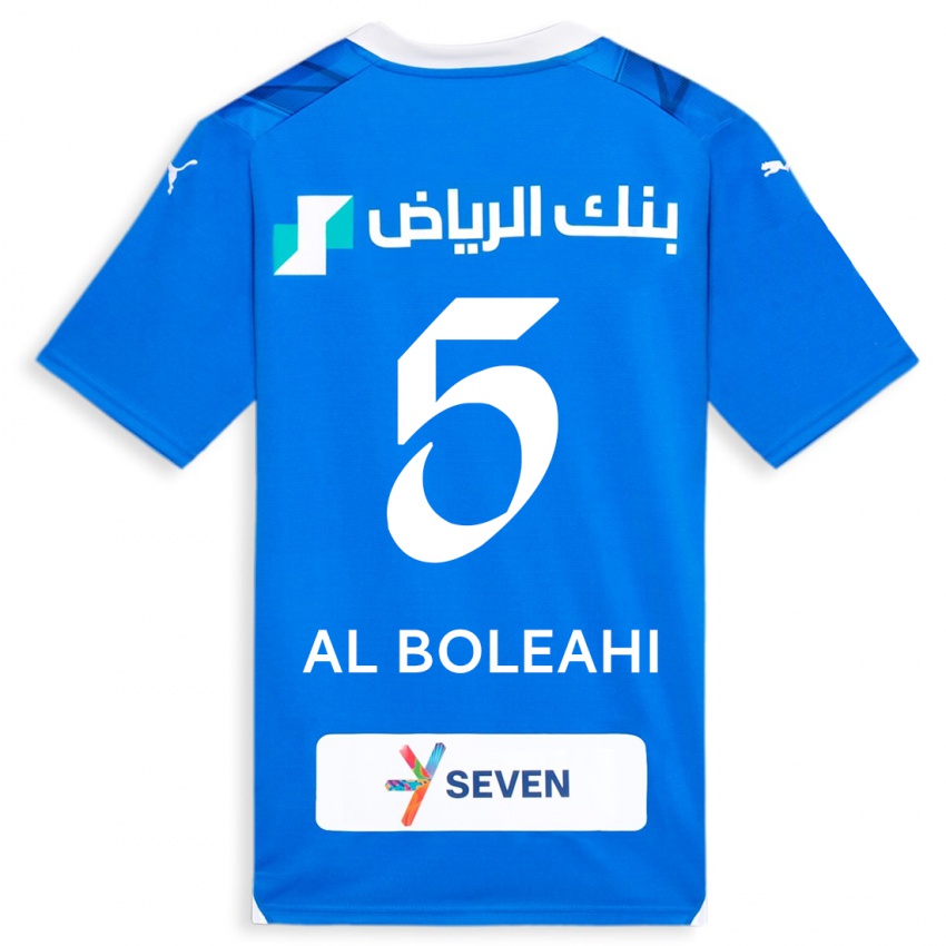 Mujer Camiseta Ali Al-Boleahi #5 Azul 1ª Equipación 2023/24 La Camisa México