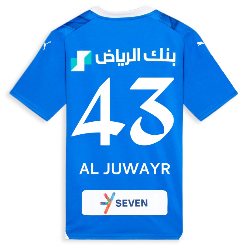 Mujer Camiseta Musab Al-Juwayr #43 Azul 1ª Equipación 2023/24 La Camisa México