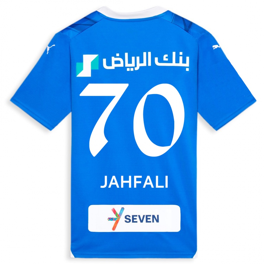 Mujer Camiseta Mohammed Jahfali #70 Azul 1ª Equipación 2023/24 La Camisa México