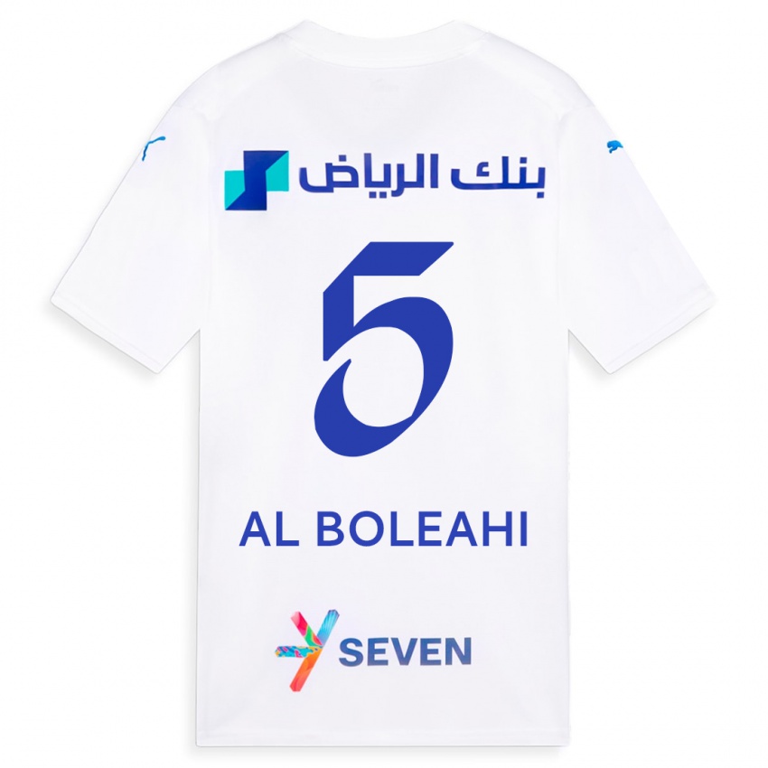 Mujer Camiseta Ali Al-Boleahi #5 Blanco 2ª Equipación 2023/24 La Camisa México
