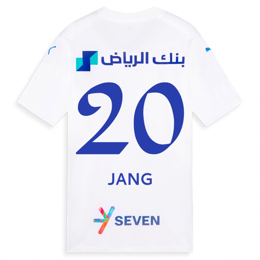 Mujer Camiseta Hyun-Soo Jang #20 Blanco 2ª Equipación 2023/24 La Camisa México