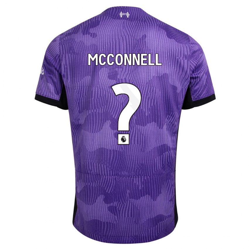 Mujer Camiseta James Mcconnell #0 Púrpura Equipación Tercera 2023/24 La Camisa México