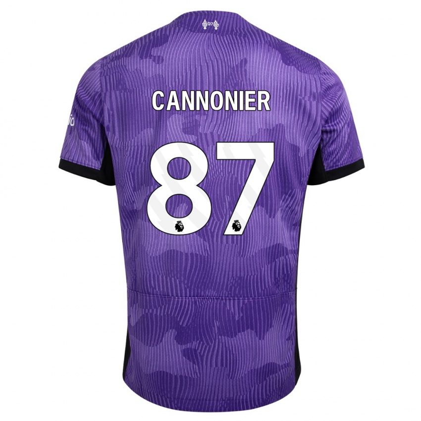 Mujer Camiseta Oakley Cannonier #87 Púrpura Equipación Tercera 2023/24 La Camisa México