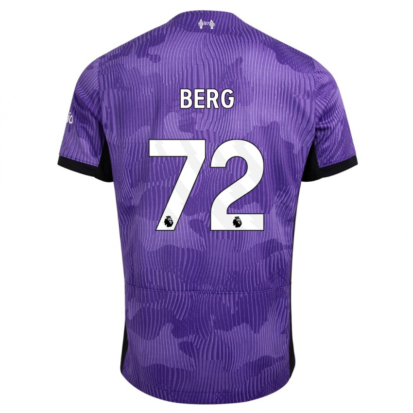 Mujer Camiseta Sepp Van Den Berg #72 Púrpura Equipación Tercera 2023/24 La Camisa México
