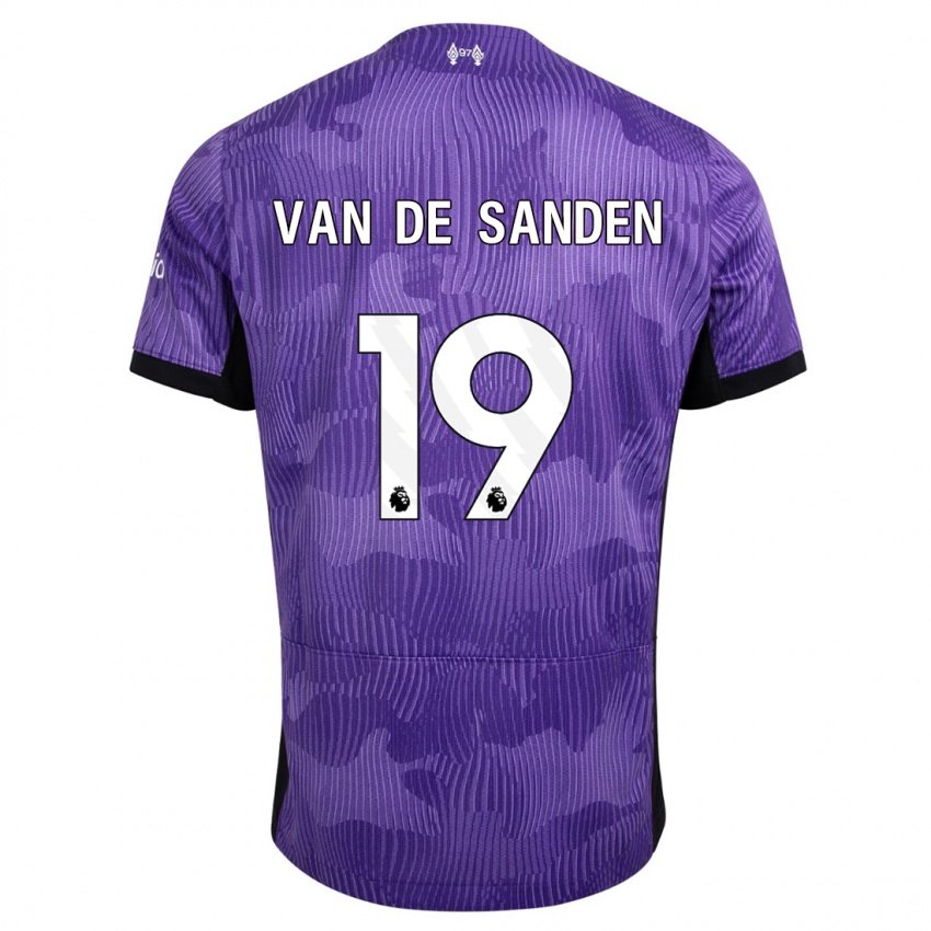 Mujer Camiseta Shanice Van De Sanden #19 Púrpura Equipación Tercera 2023/24 La Camisa México