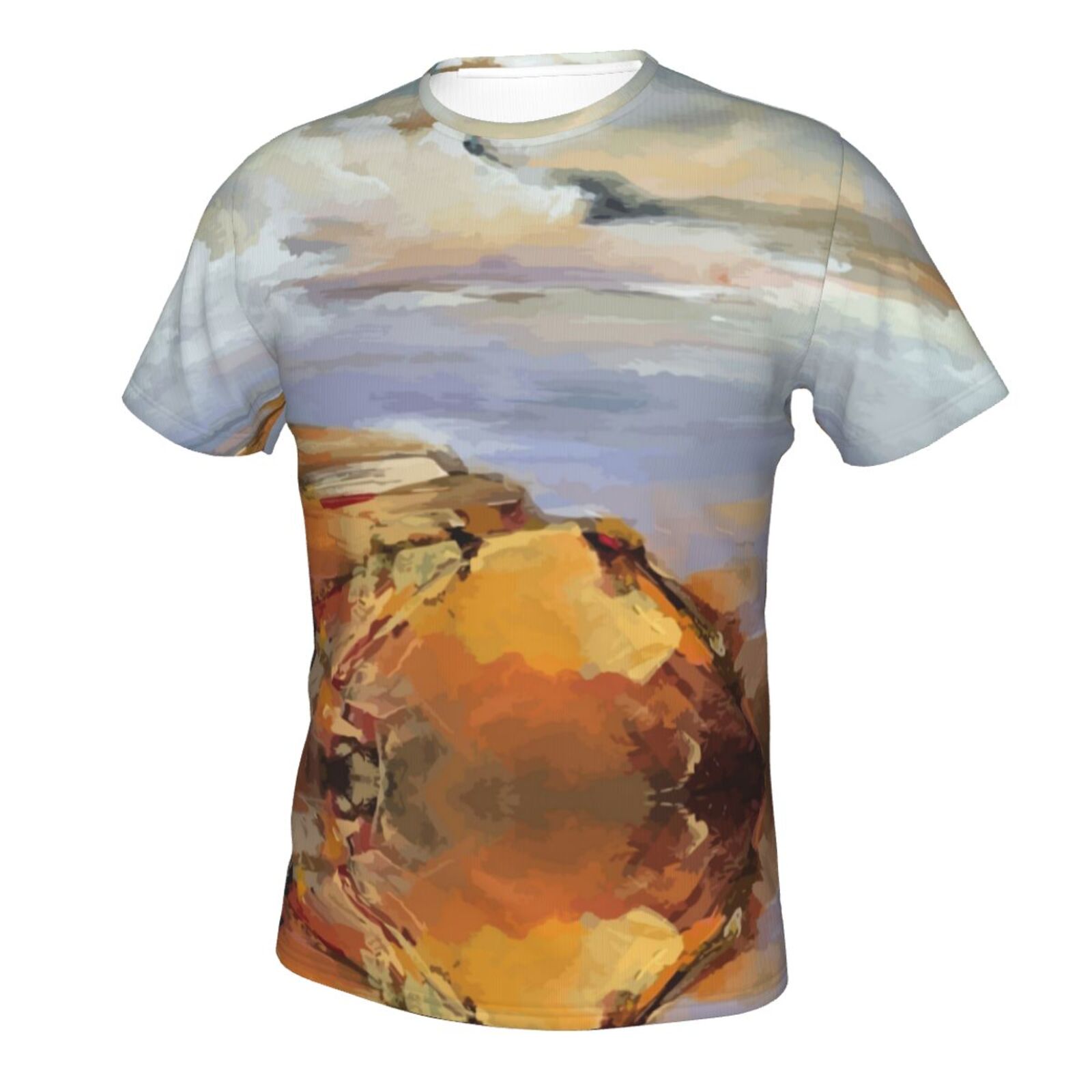 Camiseta Mexicanos Clásica Elementos De Pintura De Yellow Rocks